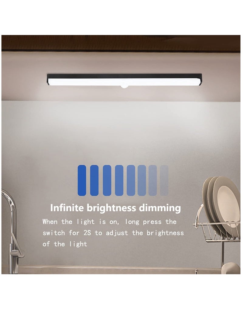 Cool Baby COOLBABY Intelligent LED Induction Light, With Magnetic and USB Rechargeable Night Light, Motion Sensor Closet Night Light Lamp Bar for Bedroom, Stairs, Wardrobe, Kitchen, Hallway (White light, 2 Sets  - Image 2