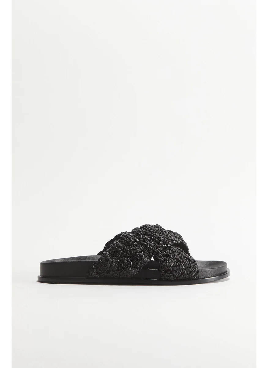 اتش اند ام Braided-Strap Sandals