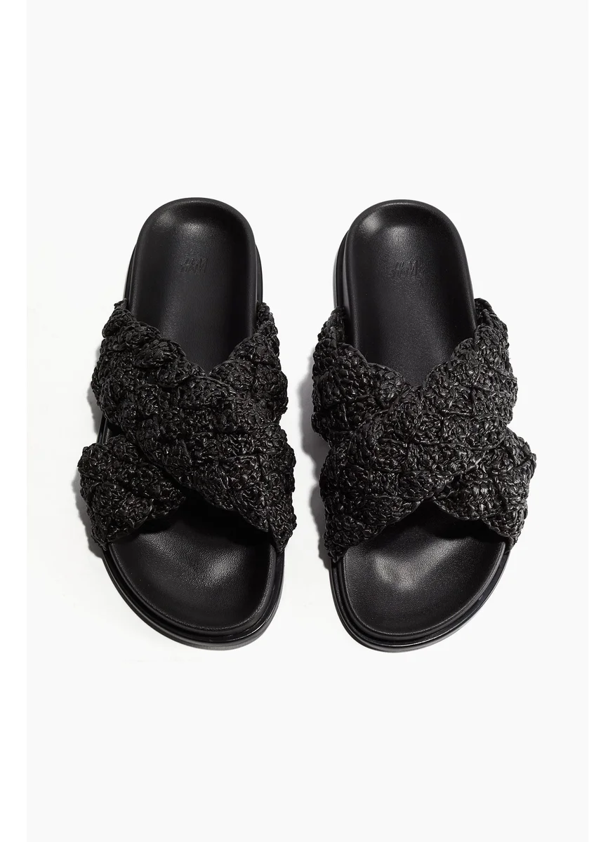 اتش اند ام Braided-Strap Sandals