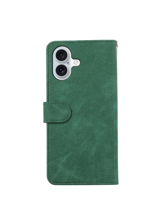 S-TOP Case For iPhone 16 ABEEL Color Block Magnetic RFID Leather Phone Case - Image 3