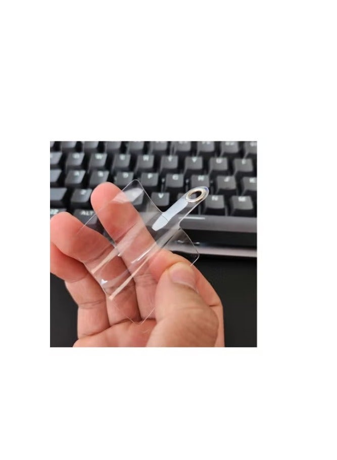 Stylishly designed necklace that attaches to the phone, with a plastic part to secure it to the phone - Image 5