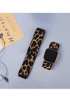 Y&D Watch Bands of Adjustable Elastic Compatible for Fitbit Versa 1/2 Special Edition Soft Stretchy Loop Bracelet Women Men Replacement Wristbands Smart (3 Pack)  - Image 2