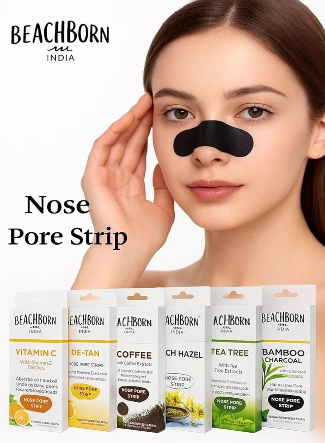 BEACHBORN INDIA Nose Pore Strip Coffee I Coffee Extracts Calms and Sooths Skin Controls oily skin Removes Blackheads for Men & Women - Image 2