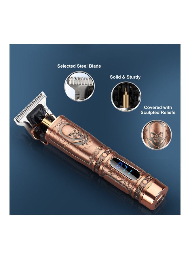 NIBEMINENT Portable Electric Hair Trimmer Kit Brown/Black - Image 2