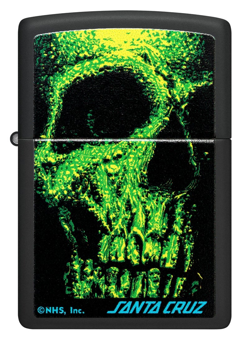 Zippo 48743 218 Santa Cruz Black Matte Windproof Lighter - Image 2