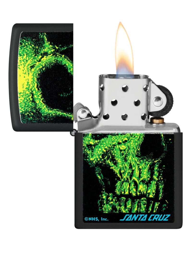Zippo 48743 218 Santa Cruz Black Matte Windproof Lighter - Image 3