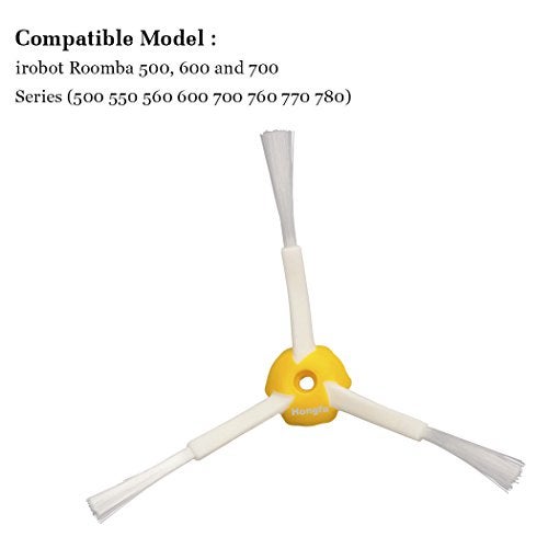 Hongfa 694 3-Armed Side Brush for i-Robot Roomba, 10 Pieces Replacement Accessories Parts for Roomba 650 690 614 550 760 780 (500 600 700 Series) Vacuum - Image 5