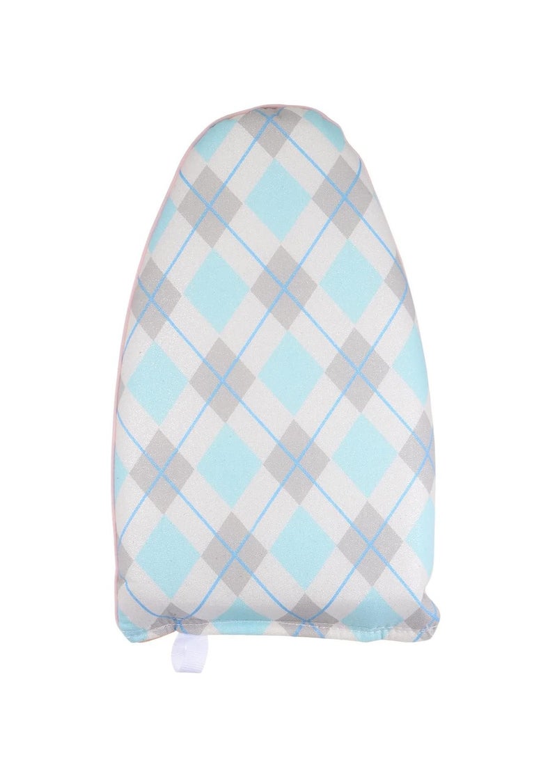 Excefore Garment Steamer Ironing Glove, Waterproof Steam Mitt with Finger Loop Heat Resistant Garment Steamer Mitt for Clothes, White Blue  - Image 1
