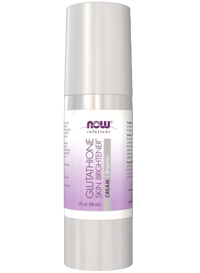 now Solutions Glutathione Skin Brightener Cream, Firming and Nourishing, Suitable For All Skin Types, 2-Ounce - Image 1