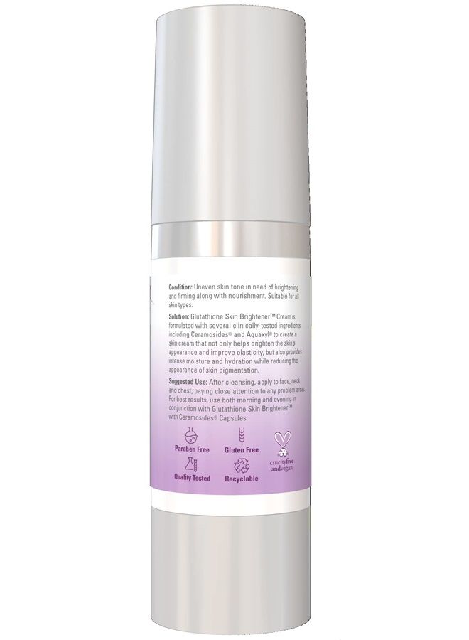 now Solutions Glutathione Skin Brightener Cream, Firming and Nourishing, Suitable For All Skin Types, 2-Ounce - Image 2