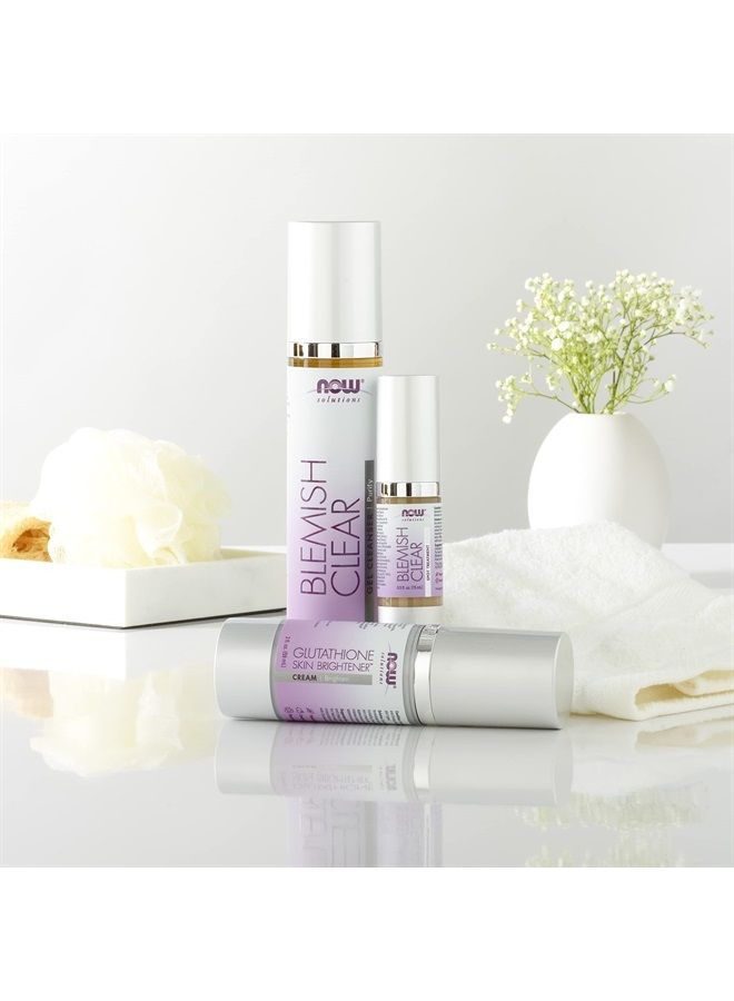 now Solutions Glutathione Skin Brightener Cream, Firming and Nourishing, Suitable For All Skin Types, 2-Ounce - Image 5