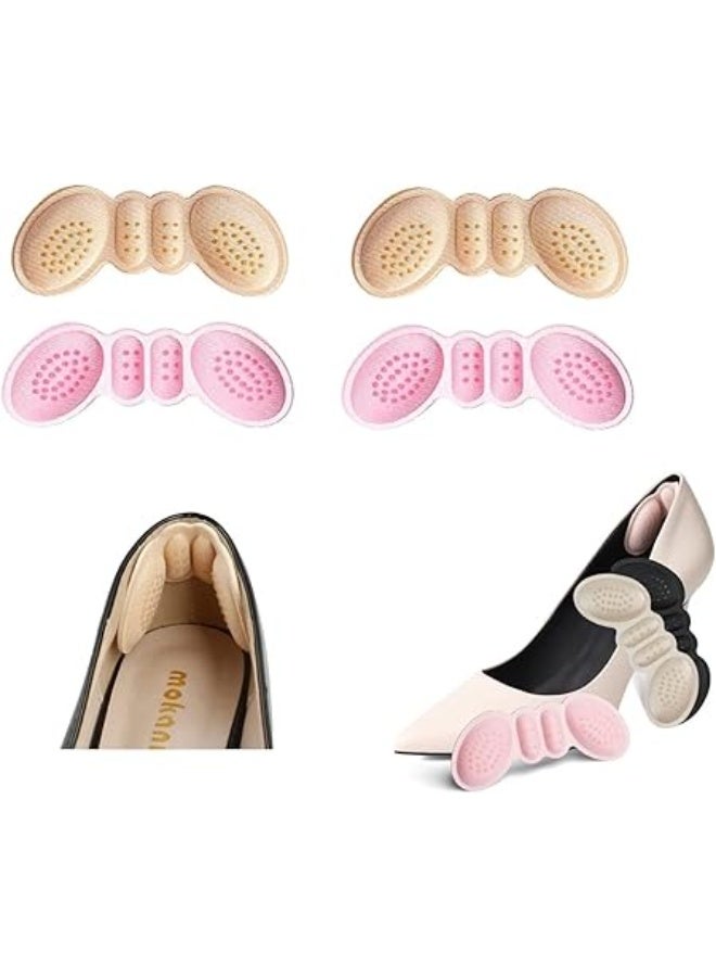 These heel cushion pads are designed with a heel-hugging shape to provide better comfort and stability when wearing loose or slightly oversized shoes. They help reduce friction inside the shoe, protecting the heels from blisters and irritation while walking. 1Pair - Image 3