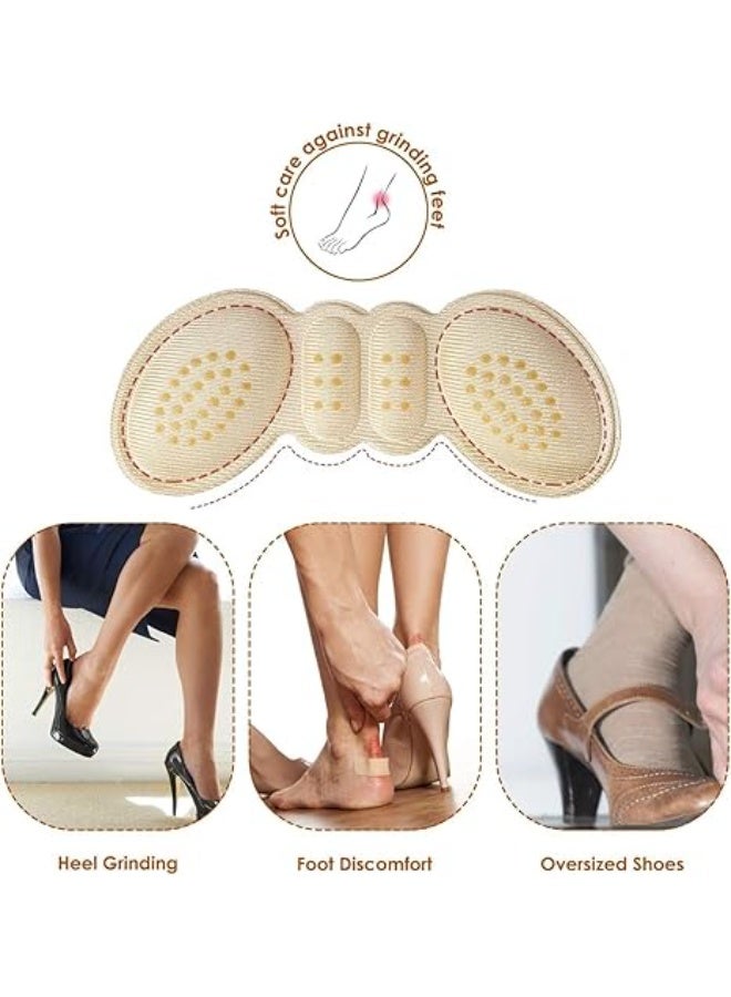 These heel cushion pads are designed with a heel-hugging shape to provide better comfort and stability when wearing loose or slightly oversized shoes. They help reduce friction inside the shoe, protecting the heels from blisters and irritation while walking. 1Pair - Image 5