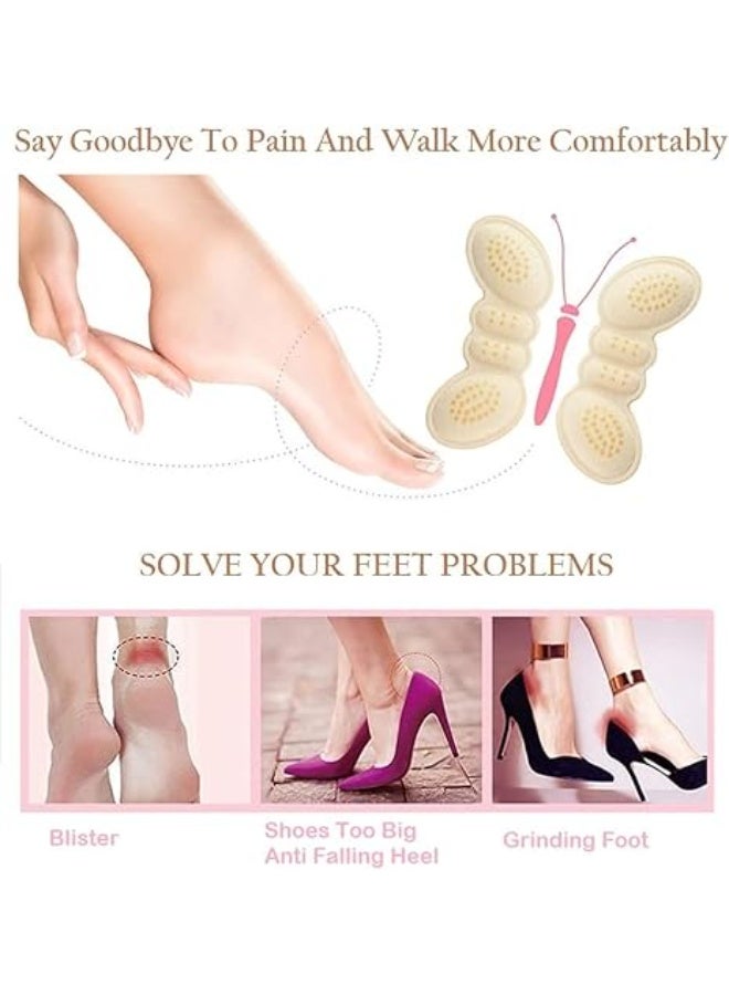 These heel cushion pads are designed with a heel-hugging shape to provide better comfort and stability when wearing loose or slightly oversized shoes. They help reduce friction inside the shoe, protecting the heels from blisters and irritation while walking. 1Pair - Image 2