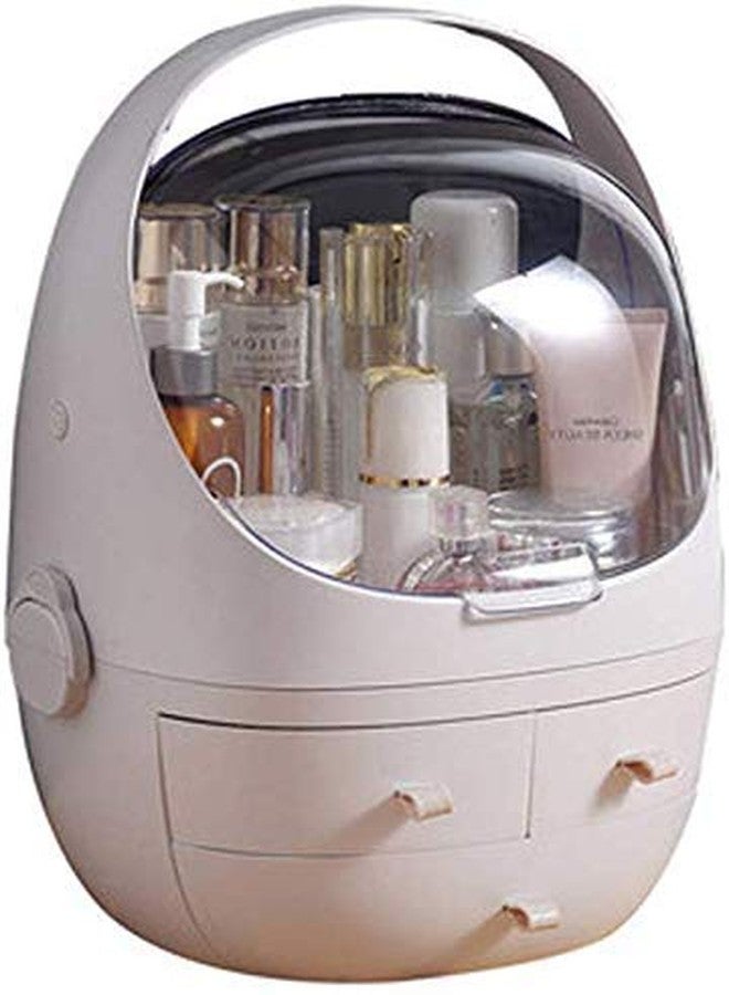 Matiko Makeup Organizer Box Cosmetic Storage Modern Cosmetic Storage Holder Portable Handle Fully Open Waterproof Lid Dustproof Drawers Great for Bathroom, Dresser, Countertop - Image 2