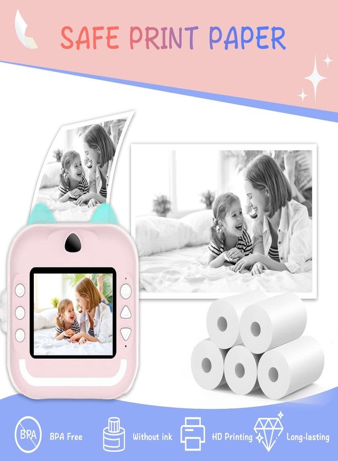 MIARALA 5 Rolls MIARALA Instant Print Kids Camera Paper Roll Refill, HD Print Camera Paper Refill for Most Kids Instant Camera, BPS/BPA-Free - Image 2