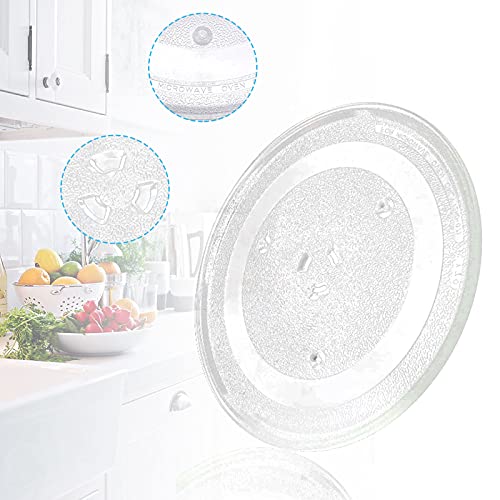 APPLIANCEMATES 11.25" Microwave Glass Turntable Plate Replacement for GE and Samsung- 11 1/4" Microwave Glass Turntable Tray Replaces ME16K3000AS, ME17R7021ES, WB49X10097,WB39X0078,WB49X10034 by APPLIANCEMATES - Image 3