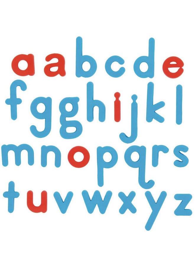 Really Good Stuff Color-Coded Magnetic Letters - 80 Lowercase Letters (Red Vowels, Blue Consonants)  - Image 1