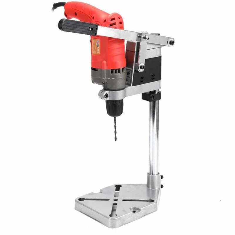 MLD MLD Electric Drill Bracket 400mm Drilling Holder Grinder Rack Stand Clamp Bench Press Stand Clamp Grinder For Woodworking Base Aluminium 400mm Type Drill Stand  - Image 1