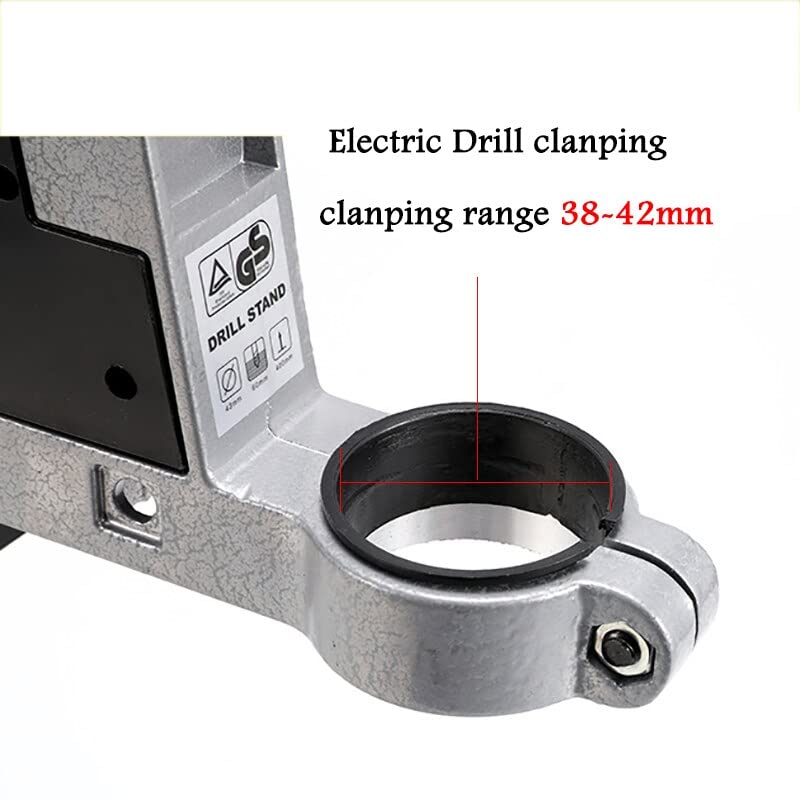 MLD MLD Electric Drill Bracket 400mm Drilling Holder Grinder Rack Stand Clamp Bench Press Stand Clamp Grinder For Woodworking Base Aluminium 400mm Type Drill Stand  - Image 5