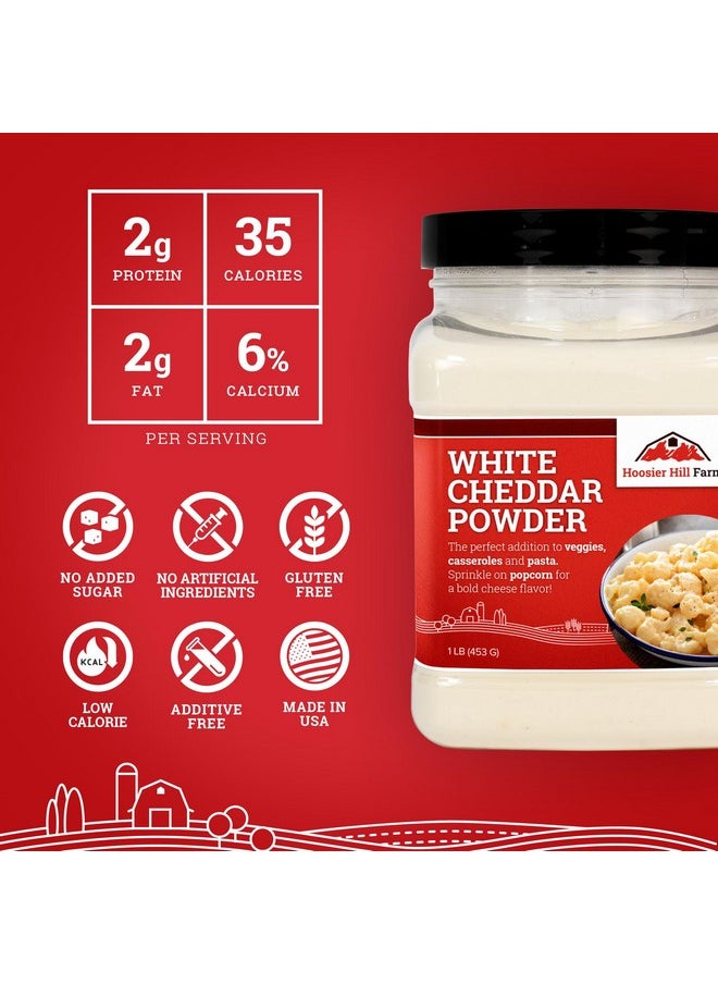 Hoosier Hill Farm Hoosier Hill Farm White Cheddar Cheese Powder, 1LB (Pack of 1)  - Image 3