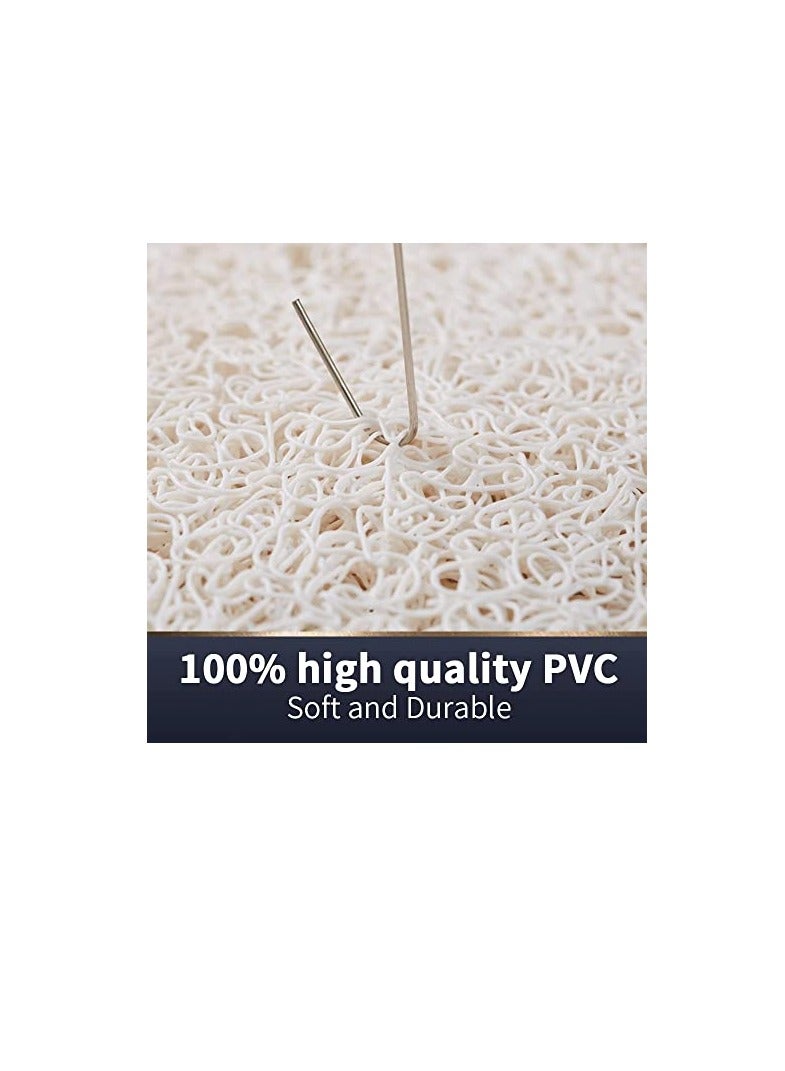 Excefore Soft Textured Bath, Shower, Tub Mat for Bath TubPhthalate Free, Non SSoft Textured Bath, Shower, Tub Mat for Bath TubPhthalate Free, Non Slip Comfort Bathtub Mats with Drain, PVC Loofah Bathroom Wet A - Image 3