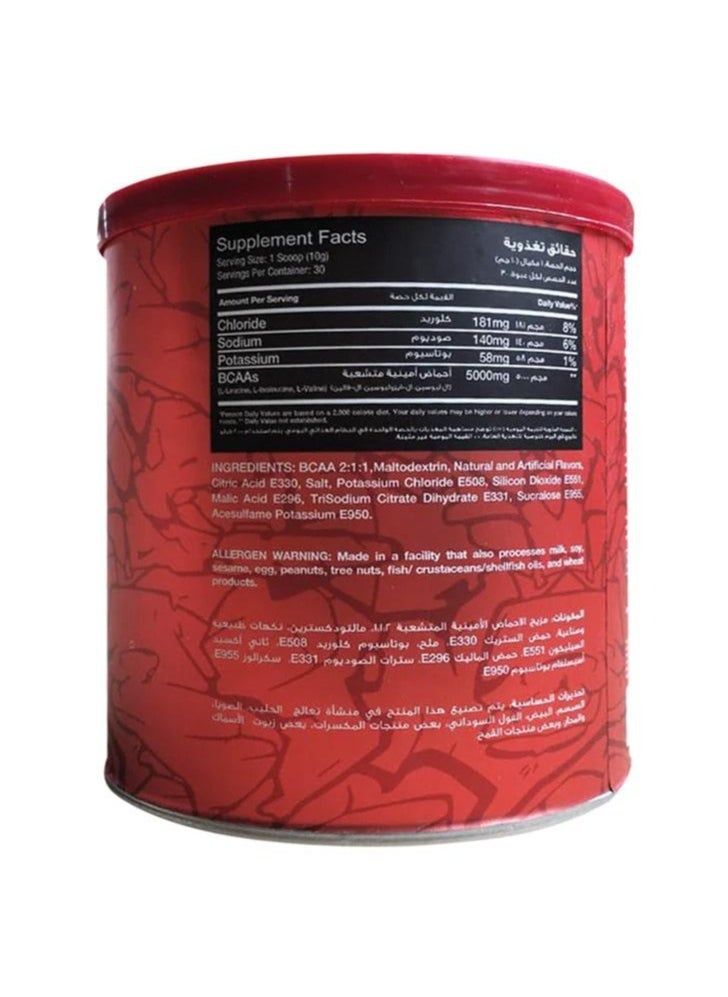 RED REX Bcaa 2:1:1 - 30 serving - 300 gm - Fruit Punch  - Image 2