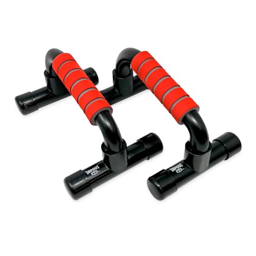 Tapout Push Up Bars NonSlip Comfortable Grip for Enhanced Chest Shoulder Arm Workout Durable Plastic Design for Home Gym Strength Training - Image 1
