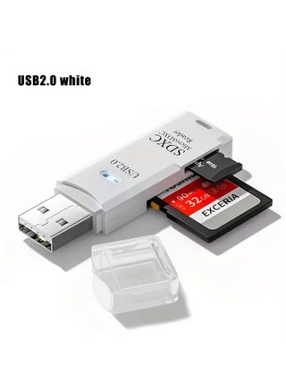 قارئ بطاقة USB 2.0 SD/tf نقل صور البيانات من بطاقة تخزين الكاميرا إلى جهاز الكمبيوتر الخاص بك عالية السرعة 3.0 قارئ بطاقة التوصيل والتشغيل - pzsku/ZBC004944EF65BA419A3CZ/45/_/1724650435/9fd4ec5a-8baa-4a6c-bbbd-c0e29109338b