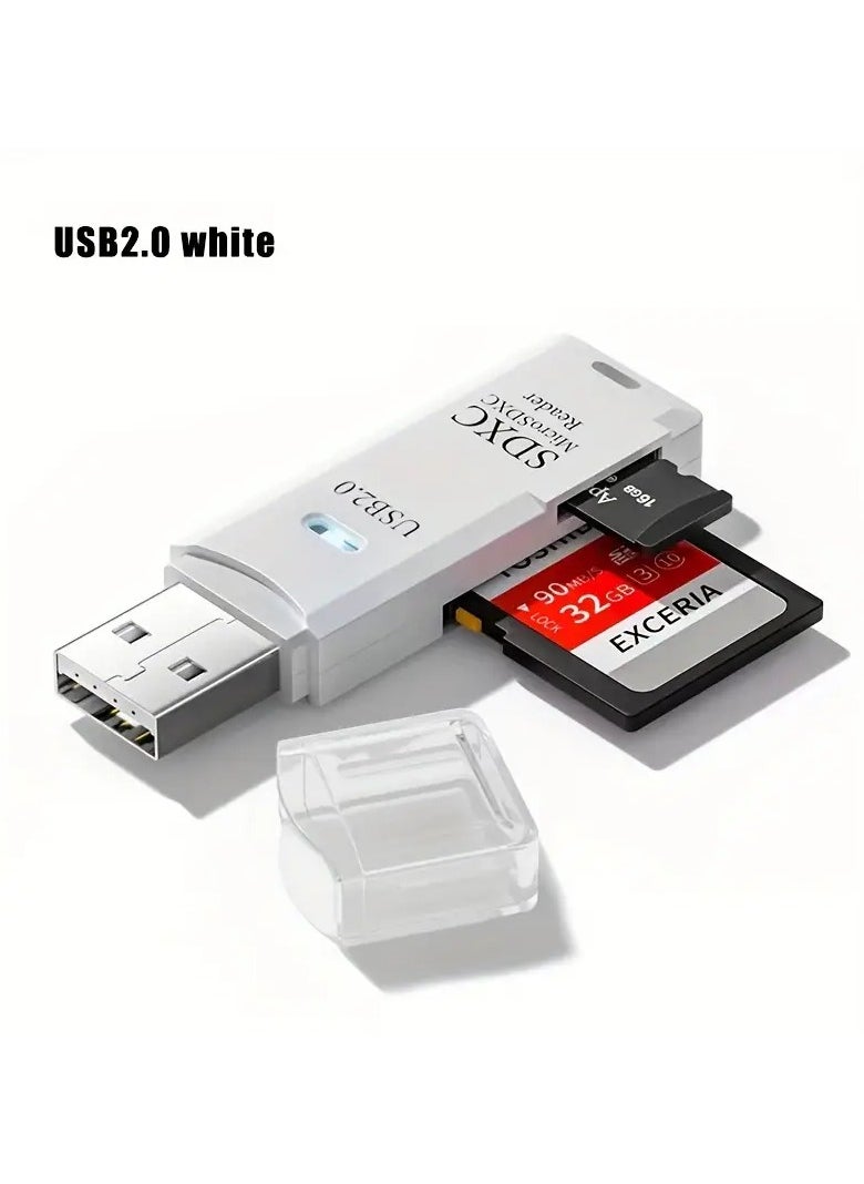 Home Clearance Sale - USB 2.0 SD/TF Card Reader Transfer Data Photos From Camera Storage Card To Your Computer High Speed 3.0 Card Reader Plug And Play - Image 1