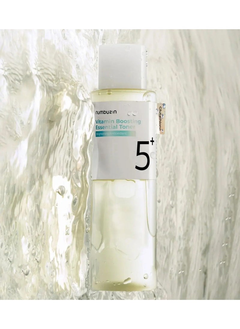 numbuzin Numbuzin No.5+ Vitamin Boosting Essential Toner - Niacinamide-Powered Toner for Hyperpigmentation Brightening, Antioxidant Protection, and Gentle Care 200ml  - Image 3