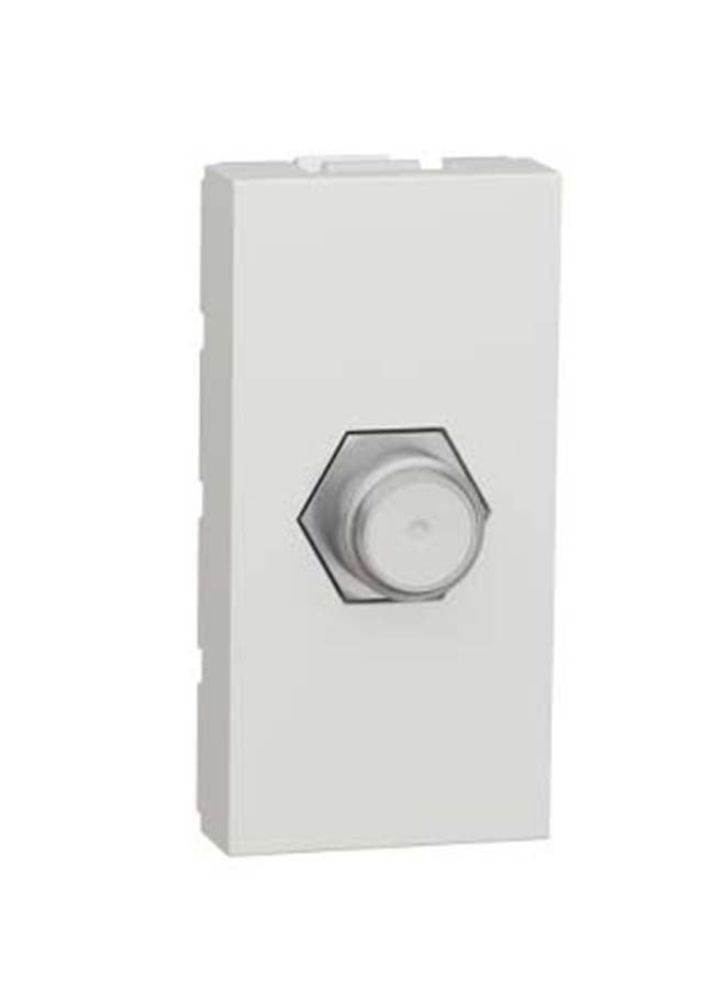 Schneider NEW Unica - TV coaxial cable - 1 m - white