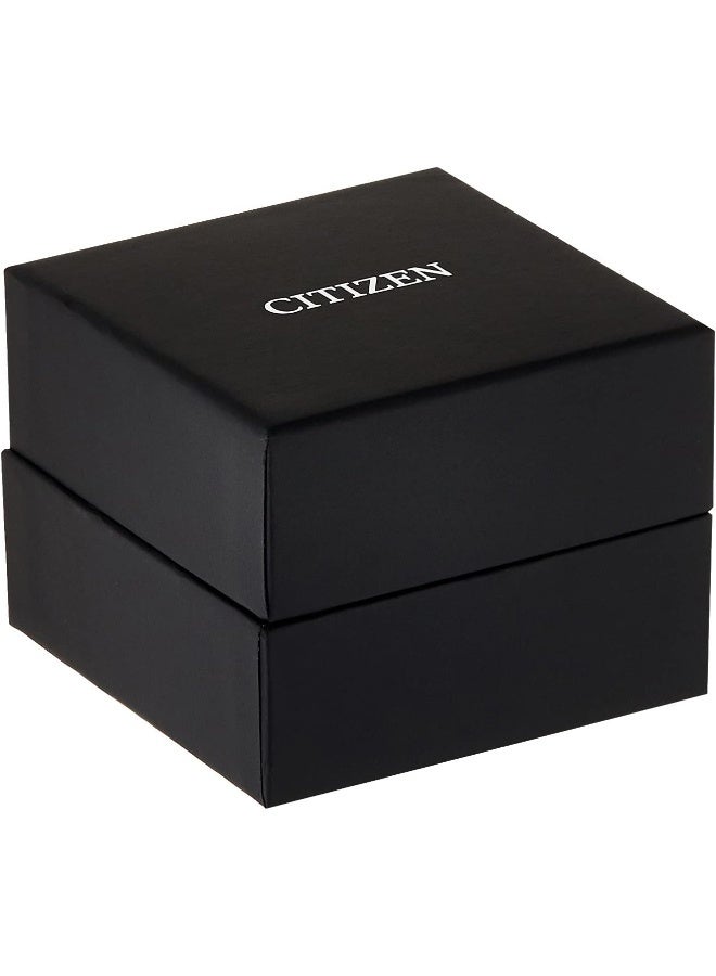 سيتيزن ساعة نسائية كوارتز بحزام ستانلس ستيل بطلاء ذهبي بلونين مقاس  مم - Image 5