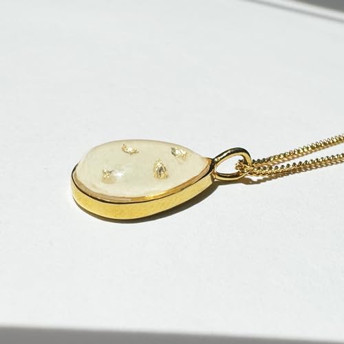 Milky Treasures Gold Necklace DIY Breastmilk Jewelry Making Kit | Gold plated 925 Sterling Silver Pendant | Breastfeeding Keepsake | New Mom Gifts | Lactation | Mother's Day [Full KIT] - Image 4