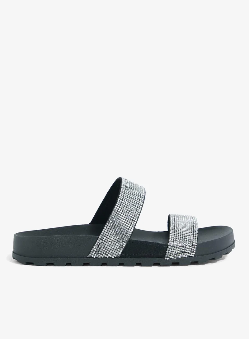 موليكا صنادل مسطحة للنساء - صنادل مسطحة أنيقة ونعال مسطحة مريحة للسيدات