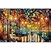 Ingooood Wooden Jigsaw Puzzles for Adults 1000 Pieces Rainy Night Walk by Leonid Afremov Challenging Wooden Puzzles for Game Nights - Image 2