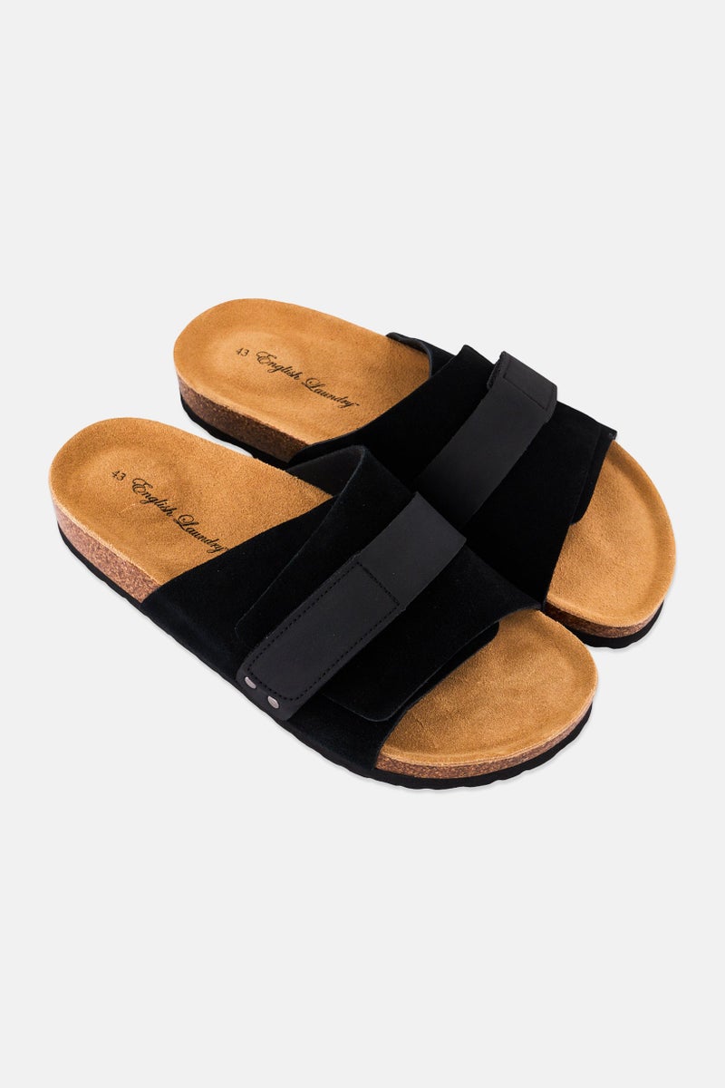 English Laundry Men Slip On Sandals, Black - Image 2