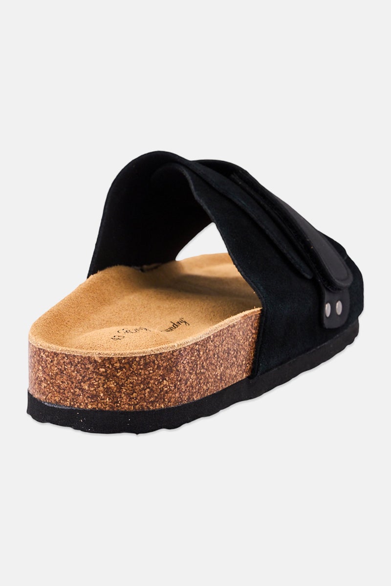 English Laundry Men Slip On Sandals, Black - Image 3