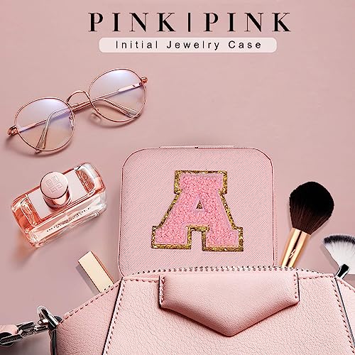 Parima Gifts for Kids Girls - Girl Gifts, 6 7 8 9 10 11 12 13 14 Year Old,Gift for Teens Kids Daughter Sister Birthday Gift, Travel Jewelry Case Small Jewelry Box | Letter A, White - Image 5