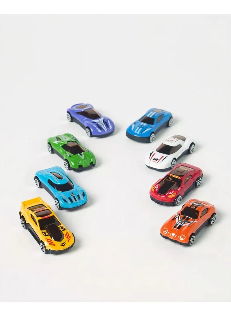 12 Pcs Metal Diecast Toy Car Set with 1 Monster Truck and Storage Container - Ideal Gift - Image 5