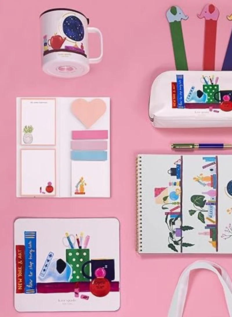 Kate Spade New York Charmed Library Sticky Note Folio