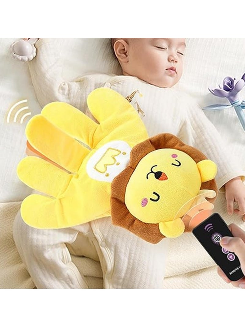Generic - Baby Soothing Palm,Hand Glove Baby Patter With Remote Control | Red Bean Filling Baby Sleep Aid Palm - Image 1