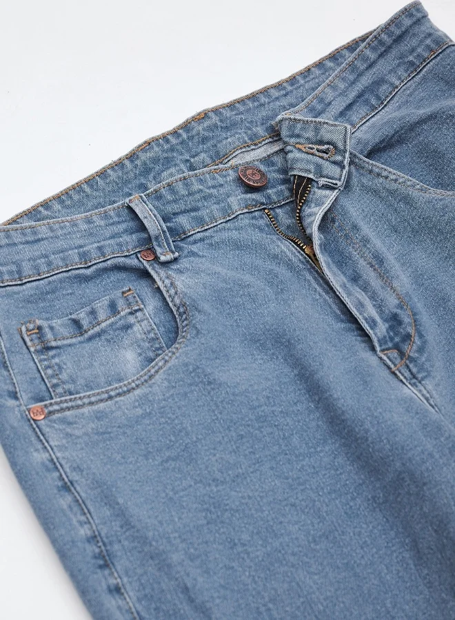 HIGH STAR Mens Blue Jeans