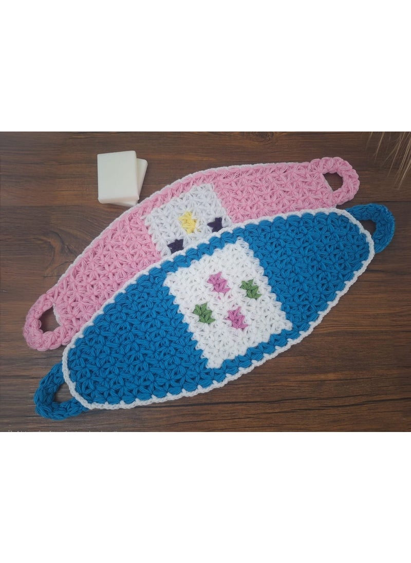 Banyo Dünyam Bathroom World Hand Knitted Body and Back Fiber 52x19 Cm  - Image 1