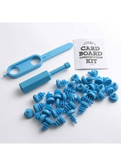JumpOff Jo Cardboard Construction Kit 36 Cardboard Screws, 1 Screwdriver, 1 Cardboard Saw For Stem, Engineering, Arts, And More, Ages 6+  - Image 3