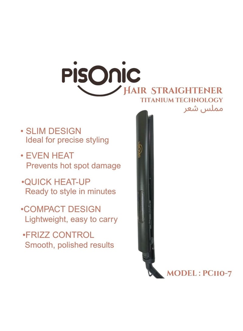بيسونيك مكواة فرد الشعر بيسونيك بتقنية التيتانيوم - Image 2
