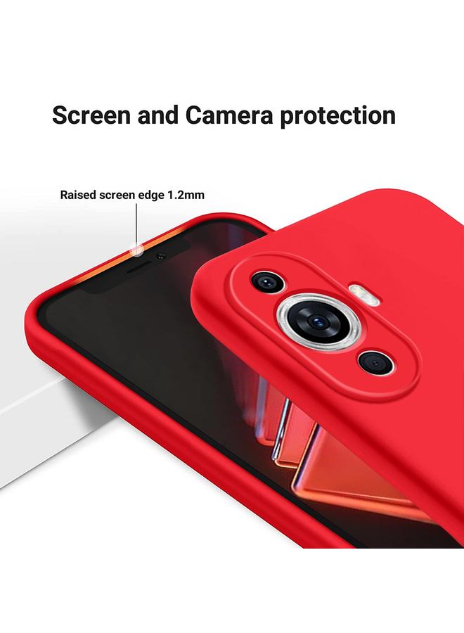 erorex Case For Huawei nova 12 Lite/nova 12 Active Solid Color Liquid Silicone Dropproof Full Coverage Protective Case  - Image 4