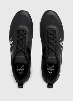 Calvin Klein Jeans EVA LOW LACE MIX RUNNER TRAINERS  - Image 5