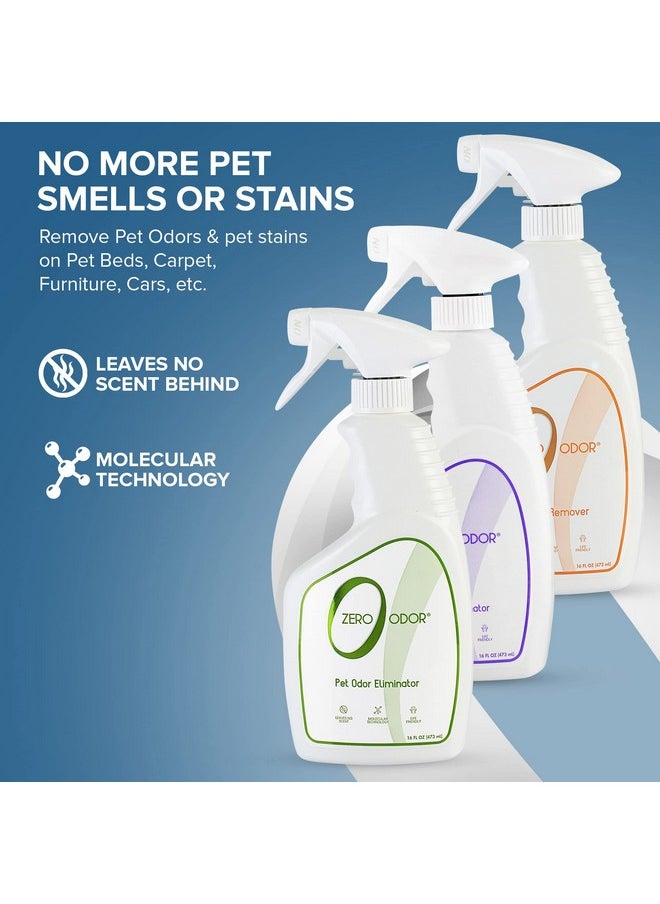 Zero Odor Zop 1065 Multi Pet Odor Eliminator Kit White, 16 Fl Oz (Pack Of 3)  - Image 2