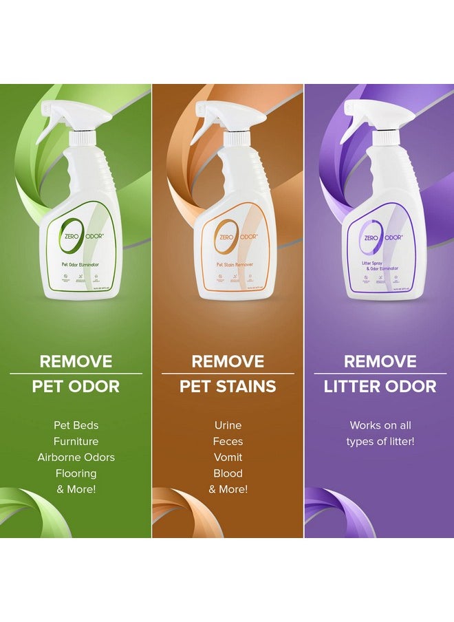 Zero Odor Zop 1065 Multi Pet Odor Eliminator Kit White, 16 Fl Oz (Pack Of 3)  - Image 5